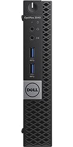 Dell Optiplex 3040 Micro Computer Mini Tower PC, Intel Quad Core i5-6500T, 8GB DDR4 RAM, 256GB SSD, Win 11 Pro (Renewed)