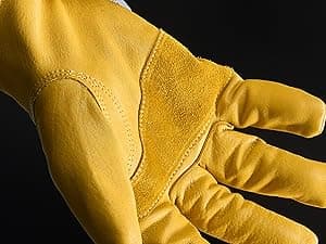 toolant Winter Work Gloves for Men, Insulated Leather with Water Resistance and Abrasion Protection for Cold Weather