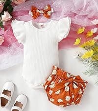 AMAWMW Newborn Baby Girl Little Sister Sleeper Gown Stripe Long Sleeve Nightgown Pajamas Gifts Stuff Essential Outfit