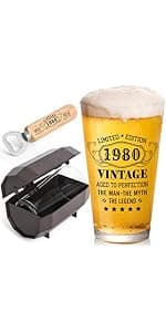 Prescription Whiskey Glass, Funny Rocks Glass & Bourbon Barrel Set for Brother Boyfriend Father Husband Coworker on Christmas & Birthday, White Elephant Cool Gag Gifts for Men