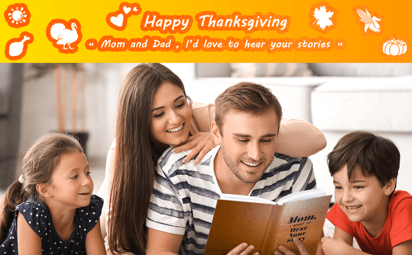 Mom And Dad I Want to Hear Your Life Story Journal (Hardcover). This Journal, Which Includes 250+ Prompt Questions, Is A Sentimental Fathers Day Gift For Dad Thanksgiving Day, Birthdays & Christmas.