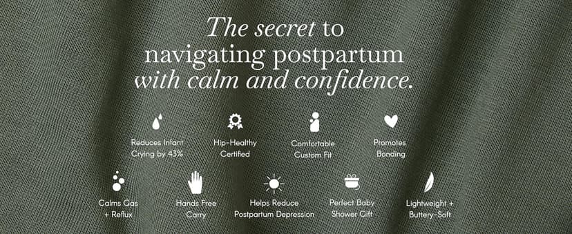 Solly Baby Wrap, Buttery-Soft Baby Carrier Newborn to Toddler 8-25 Lbs., Lightweight & Hands-Free Infant Sling Wrap, Breathable Summer Carrier, Baby Wearing & Postpartum Essential, New Mom Gift, Black