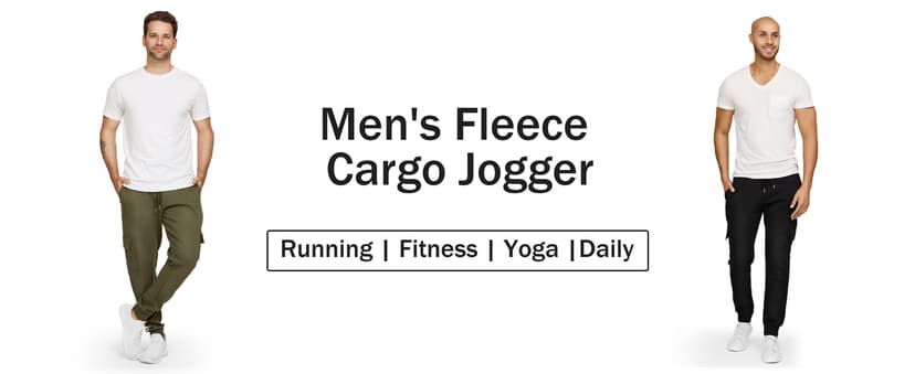 PURE CHAMP Mens 3 Pack Fleece Active Athletic Workout Jogger Sweatpants for Men with Zipper Pocket and Drawstring Size S-3XL