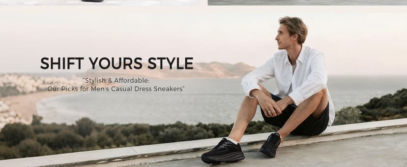 URDAR Running Shoes for Men Lightweight Casual Walking Shoes Comfortable Breathable Tennis Sneaker Cushioning Trainers