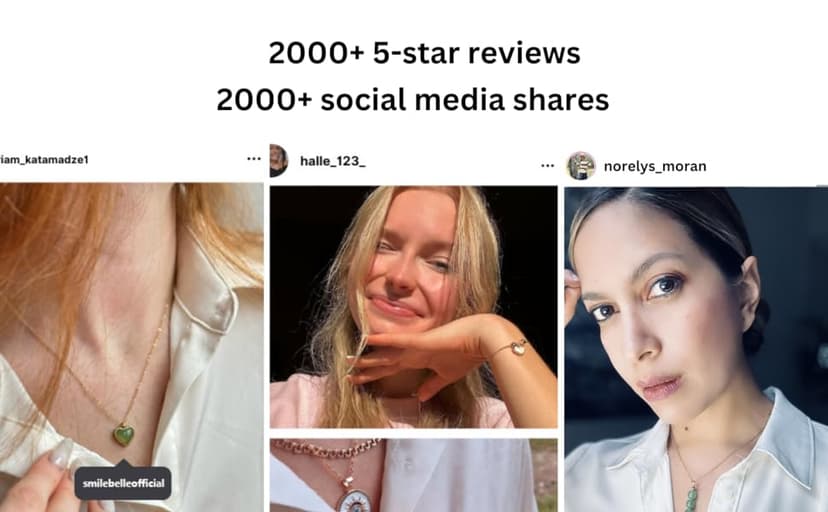 SmileBelle Christmas Gifts Best Friendship Bracelets for 2/3 Sisters Bracelets, Best Friend for Women 14K Gold Adjustable Besties Matching Bracelet, Friends Jewelry Stocking Stuffer for Women Girl