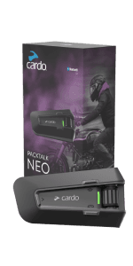 Cardo PACKTALK Edge Motorcycle Bluetooth Communication System Headset Intercom - Single Pack