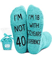 HAPPYPOP Birthday Gifts Ideas for Women - Socks for 36 37 38 39 40 Year Old Woman, Birthday Gifts for Her