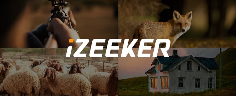 iZEEKER Trail Camera, HD Game Camera with 940nm No Glow Night Vision Motion Activated 0.2s Trigger Time, Hunting Camera No WiFi, IP66 Waterproof for Wildlife Monitoring Outdoor Security Deer Scouting