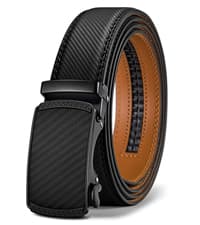 BULLIANT Men's Belt,Reversible Belt Adjustable For Gift Men 1.25”-Cut For Fit-2 Sides in 1 Belt(Not 2)