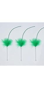 Interactive Cat Toys Rechargeable,Moving Concealed Feathers,Real Mouse Squeaky,Touch Activated Cat Kitten Toy Exercise Toys for Indoor Bored Adult Cats