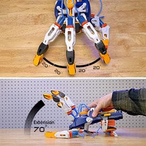 Thames & Kosmos Mega Cyborg Hand STEM Experiment Kit | Build Your Own GIANT Hydraulic Amazing Gripping Capabilities Adjustable for Different Sizes Learn Pneumatic Systems B085LRW4VR