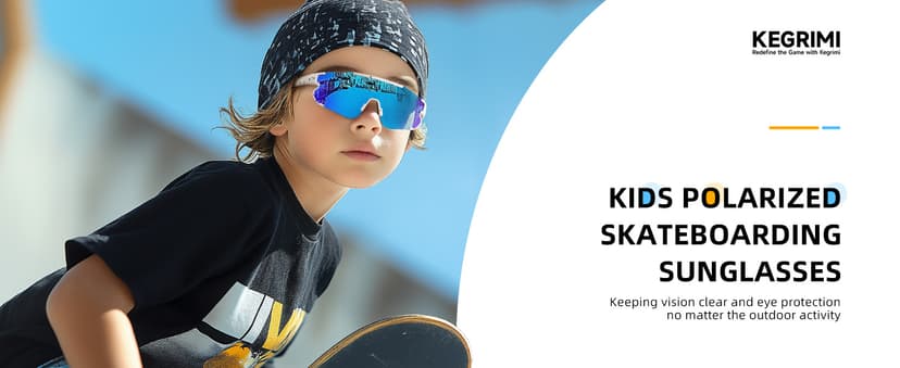 Kids Baseball Polarized Sunglasses: Sports Sunglasses for Boys Girls 3-12 Youth Sun Glasses for Cycling Running B0DB7QJYL4