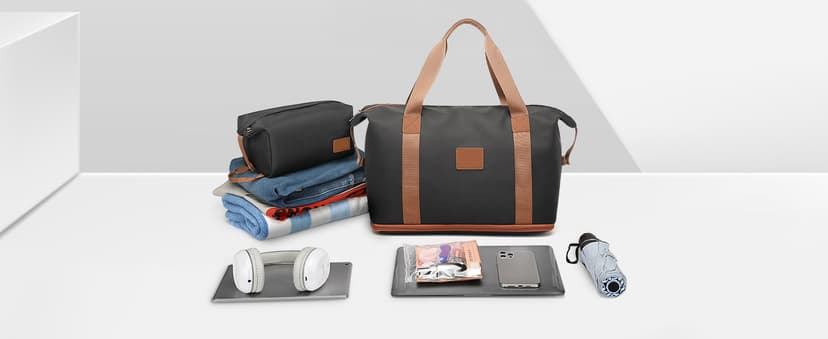 Melalenia Luggage Sets 7 Piece Suitcase Set, Hard Shell Carry on Luggage Travel Suitcases with Spinner Wheels and TSA Lock, Lightweight Luggage Set for Women, Black Brown