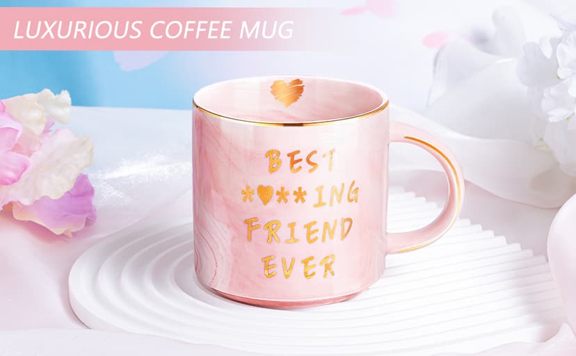 Birthday Gifts for Women Best Friends Friendship Gifts for Women Funny Gifts for Female BFF Female Bestfriend Bestie Scent Candles Coffee Mug Gifts for Friends Her Sister