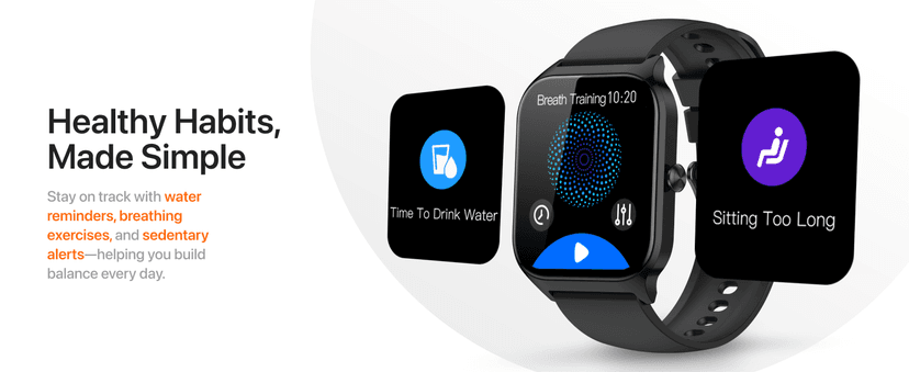 Smart Watch for Women Men,(Answer/Make Call) 1.83'' HD Fitness Activity Tracker Smartwatch for Android iPhone iOS Compatible,IP68 Waterproof Step Counter Watch with Sleep Monitor/120+ Sports Modes