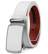 DOOPAI Reversible Leather Belt for Men 1.25" - Dual Sided Dress and Casual Belt, Trim to Fit, 2 Styles in One Belt