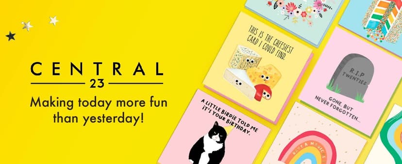 CENTRAL 23 - Funny Birthday Card - 'Happy Birthday To My Otter Half' - For Boyfriend Girlfriend Wife Husband Fiance - Cute Animal Humor - Comes with Fun Stickers