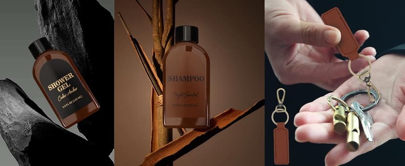 Self Care Bath Set for Man Thank You Gift Basket Regalos para Hombre Anniversary Christmas Fathers Day Gift for Him Gifts for Men 6 Pcs Cedar & Sandal Mens Gift Set, Birthday Gift Set for Men B0DJ7FNJJR