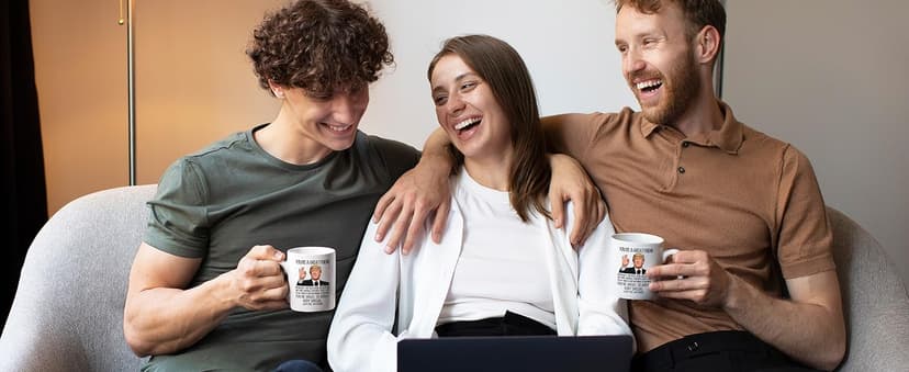 Aurahouse You're A Great Friend 11 Oz Coffee Mug, Christmas Gifts for Friends Men Women, Birthday Gifts for Best Friend, Funny Father's Day Gift Friends Present Ceramic Cup