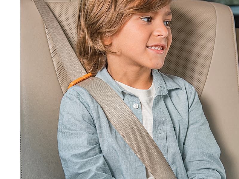 Chicco GoFit ClearTex Plus Backless Booster Car Seat, Latch Attachment, Quick-Release Latch Removal, Portable Car Booster Seat for Children at Least 4 Years Old and 40-110 lbs | Obsidian/Black