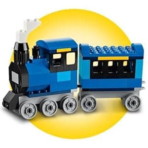 LEGO Classic Medium Creative Brick Box 10696 Building Toy Set - Featuring Storage, Includes Train, Car, and a Tiger Figure, and Playset for Kids, Boys, and Girls Ages 4-99