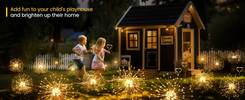 120 LEDs, Fairy Design, Waterproof, Garden Decor, Solar Powered for Yard, Pathway, Flowerbed, Planter, Balcony, Gifts for Mom GIGALUMI 2 Pack Solar Firework Lights Outdoor, Garden Decor, Warm White B0CPHZL35M