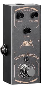 High Gain Distortion Guitar Pedal, AKLOT Electric Effects Pedals Mini Single Type DC 9V True Bypass