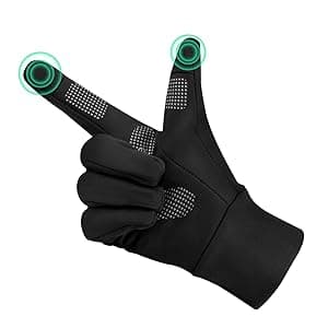 FanVince Winter Gloves Touch Screen Water Resistant Windproof Thermal for Running Cycling Driving Hiking for Men Women