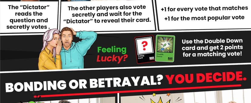 BAD PEOPLE Party Game + After Dark Set – Hilarious Adult Card Game for Friends & Game Night | Funny Conversation & Icebreaker Board Game for Parties, Pregames, Social Gatherings & Fun Gift Ideas
