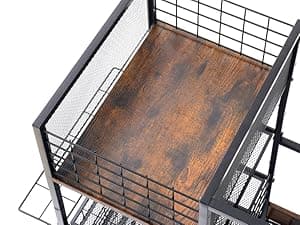 Golf Bag Organizer for Garage, Golf Accessories for Men Women, Golf Bag Stand, Golf Storage Organizer with 2 Hooks, Storage Rack for 2 Golf Bags, Sports Equipment Organize, Golf Club Holder