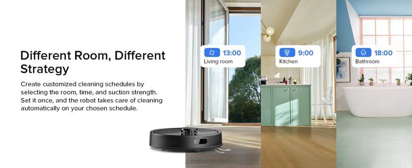 roborock Q7 L5 Robot Vacuum and Mop Combo, 8,000Pa Suction, Upgraded from Q5 Pro, Dual Anti-Tangle System, LiDAR Navigation, Multi-Level Mapping, Self-Charging Robotic Vacuum Cleaner, Black