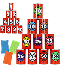 JOYIN 31PCS 3 in 1 Carnival Games, Easter Ring Toss Yard Set, Bean Bags, Cones - Outdoor Toys for Toddlers & Kids, Children's Indoor Play, Family Fun, Kids Party Cornhole Set, Lawn Games