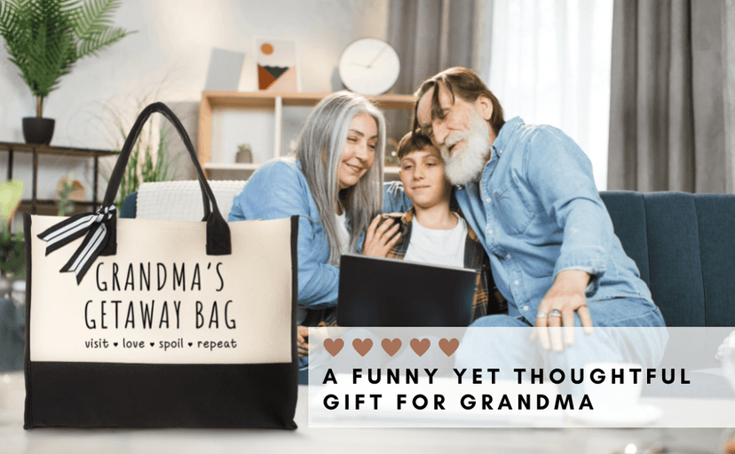 Grandma Gifts - Gifts for Grandma from Grandchildren - Canvas Tote Bag