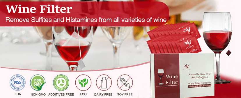 18 Pack Wine Filters, Wine Purifier To Remove Sulfite And Histamine, Wine Lover Accessories Valentine's Day Party Gifts for Men Women Him Mother Father