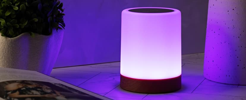 Friendship Lamps by LuvLink – No Subscription WiFi Touch Lamp for Long Distance Relationships, Couples, Friends & Family - Gift Ready (Set of Two)