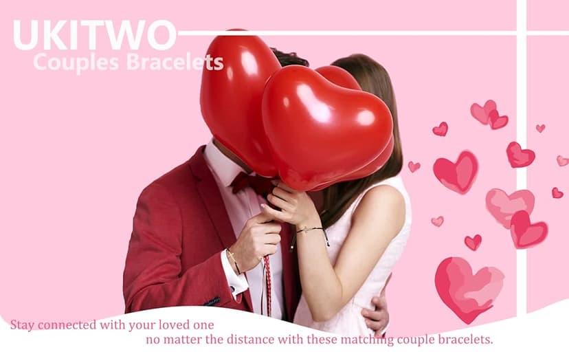 Couples Bracelets Matching Bracelets for Couples Relationship Bracelets for Bf and Gf Cross Bracelet for Best Friends for Him and Her Boyfriend Girlfriend Bracelets