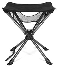 TCEK TCEK Portable High Back Camping Chair with Adjustable Height, Small Compact Outdoor Folding Chair for Adults Travel, Riselite Collapsible Lightweight Packable Camp Chairs, Easy Carry and Quick Setup