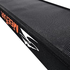 MeeFar Universal Car Soft Roof Rack Pads Luggage Carrier System for Kayak Surfboard SUP Canoe Include 2 Heavy Duty Tie Down Straps, 4 Tie Down Rope, 4 Quick Loop Strap and Storage Bag