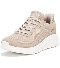 Skechers Women's Bobs B Cute Sneaker – Memory Foam, Flexible Outsole, Lightweight Vegan Shoes