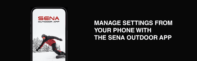 Sena Expand Multi-Sport Bluetooth/Mesh Intercom Communication Headset for Hiking, Rock Climbing, Fishing, Hunting and more