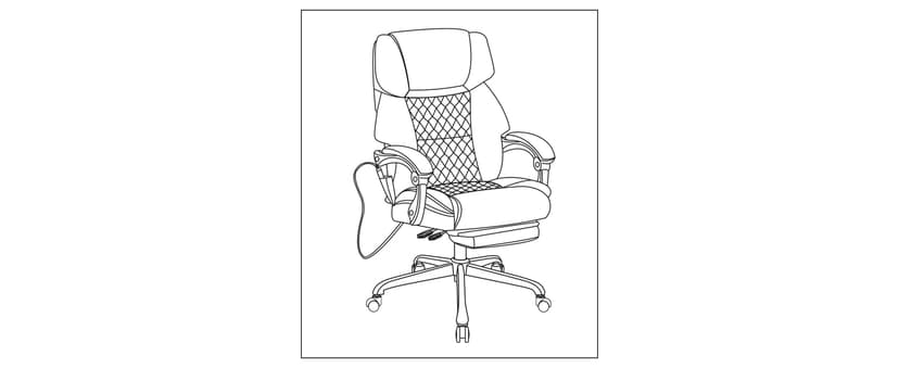 Massage Office Chair with Heat,Reclining Office Chair with Foot Rest,6 Points Vibration Home Desk Chairs for Heavy People 400lbs,Ergonomic Managerial Executive Chair (Grey)