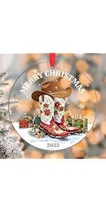 Fly Fishing Ornaments for Christmas Tree - Fishing Christmas Ornament for Men, Dad, or Husband, Fisherman Christmas Ornament Gift, Gifts for Fisherman, Men, Dad, Husband, Hanging Decoration for Tree