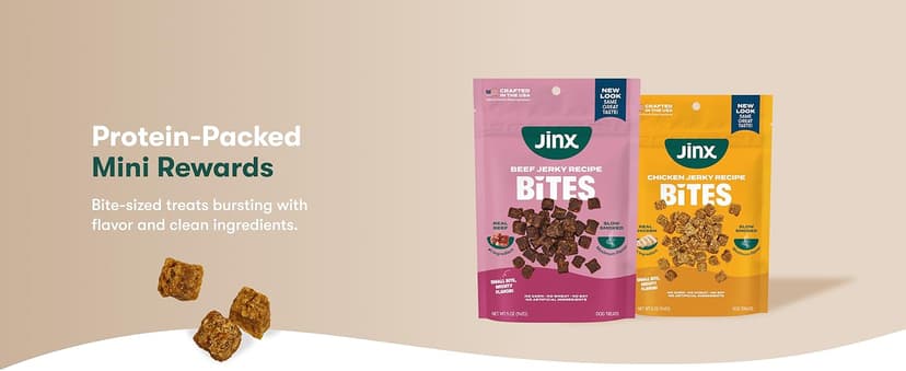 1 Pack Healthy Dog Treats Training with Real Beef & Fiber Rich Banana - Stocking Stuffer Gifts - Puppies, Adults & Seniors Jinx Holiday Dog Training Treats, Beef & Banana, Christmas Dog Treats, 4oz B0HCF87YPN