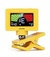 Donner Guitar Tuner Clip on-Accurate Chromatic,Acoustic Guitar Bass Violin Ukulele Tuner DT-2