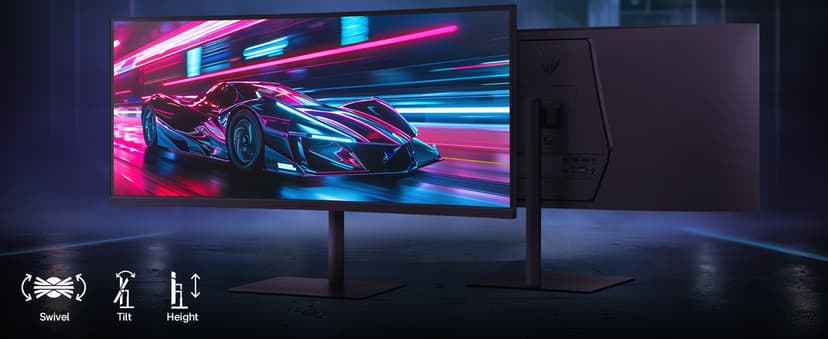 LG 34G630A-B 34-Inch Ultragear WQHD (3440 x 1440) Curved Gaming Monitor, 240Hz, 1ms, FreeSync Premium, DisplayHDR 400, Built-in Speaker, HDMI, DisplayPort, USB Type-C, Tilt/Height/Swivel Stand, Black