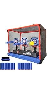 Electronic Shooting Target Auto Reset Digital Scoring Target for Toy Gun Gift Toys for Boys Girls Kids Teens