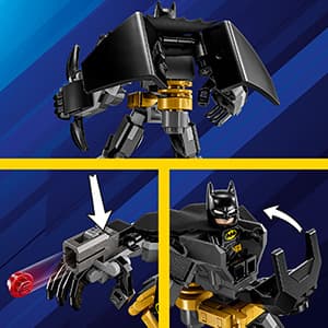 LEGO DC Batman: Batman Mech Armor Super Hero Toy, Collectible Robot Action Figure and Batman Minifigure Included, Creative Super Hero Gift for Kids & Batman Fans Ages 6 and Up, 76270