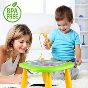 Smasiagon Magnetic Drawing Board for Kids, Toddler Toys for 1-2 Year Old Girl, Portable Doodle Board Pad Learning and Educational Toys for Ages 1 2 3 Year Old Baby Girl Birthday Gift(Pink)