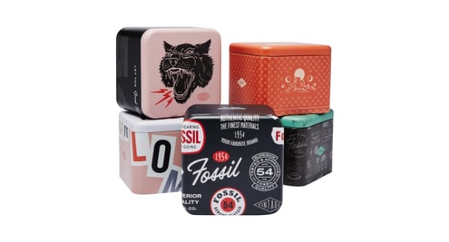 Fossil Men's Copeland Quartz Stainless Steel and Leather Three-Hand Watch