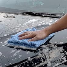 CARCAREZ Microfiber Towels for Cars, Car Drying Wash Detailing Buffing Polishing Towel with Plush Edgeless Microfiber Cloth, 450 GSM 16x16 in. Pack of 6